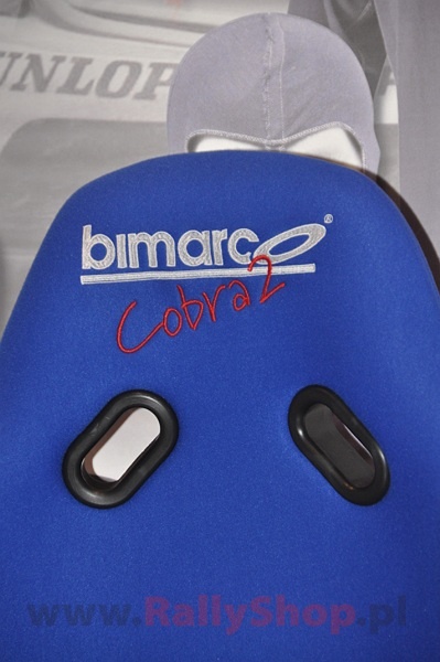 Fotel Bimarco Cobra 2 Niebieski welur