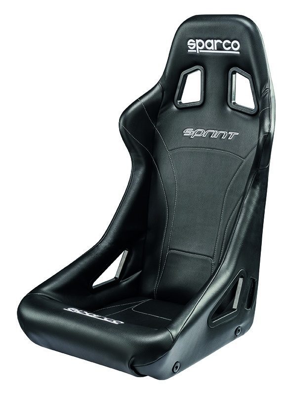 FIA Sparco Sprint Racing Rally Seat Tubular Steel Frame BLACK XL Size